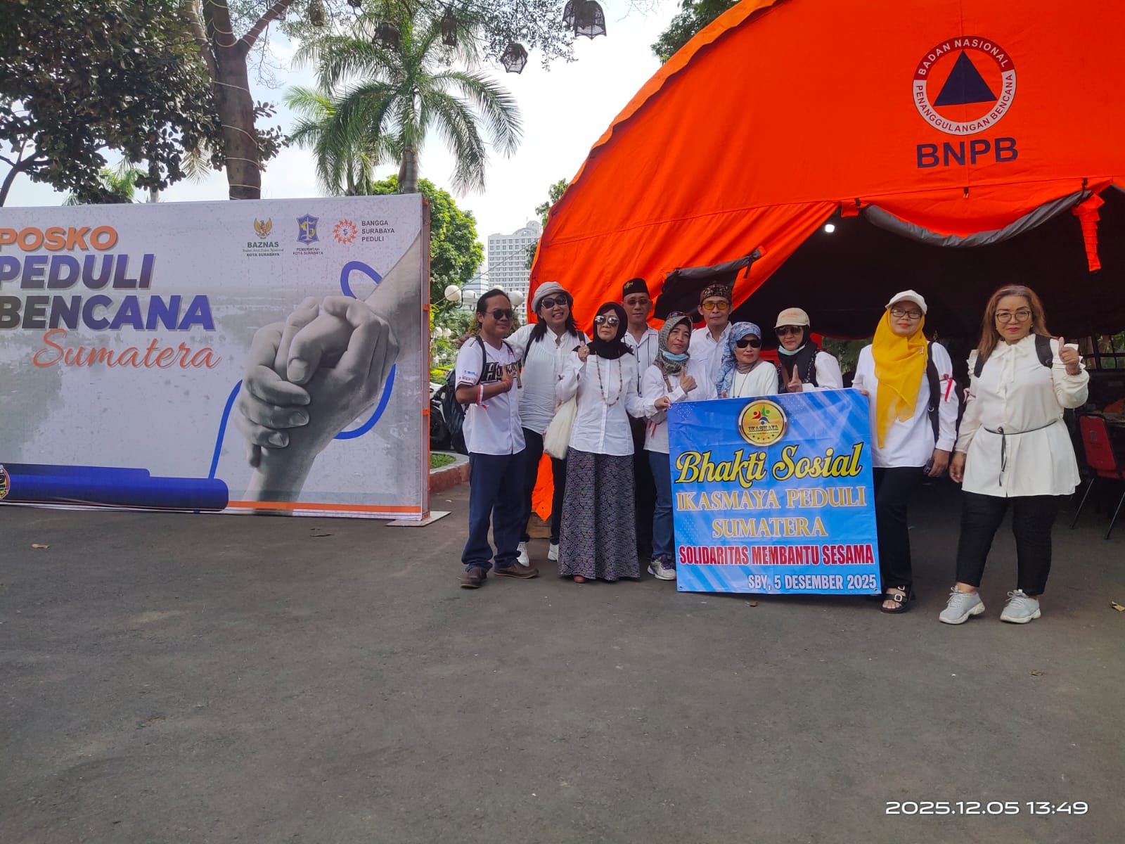 IKASMAYA Salurkan Bantuan Kemanusiaan Bagi Korban Bencana Alam Sumatera bersama Pemkot Surabaya