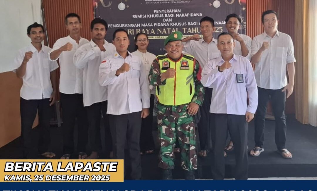 Tingkatkan Kewaspadaan Nataru 2026, Lapas Tegal Gandeng Koramil Tegal Barat Perkuat Pengamanan