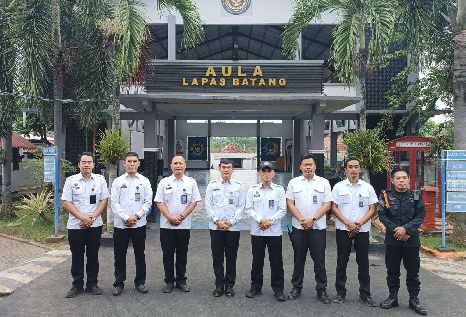 Lapas Kelas IIB Batang Terima Kunjungan Monitoring dan Evaluasi Kanwil Ditjenpas Jateng serta Bantuan Pengamanan Bapas Pekalongan