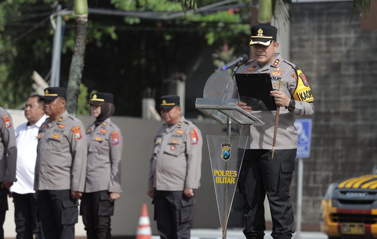 Polres Blitar Masuk 55 Satuan Kerja Polri Berpredikat WBK Tahun 2025