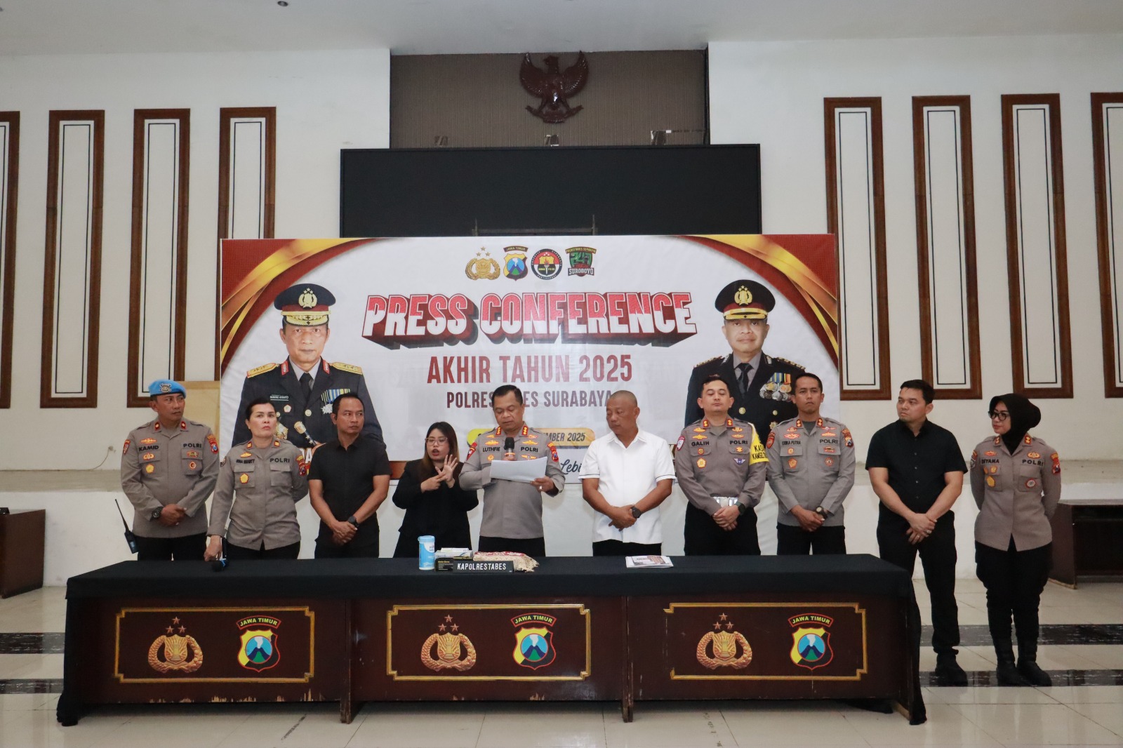 Polrestabes Surabaya Tuntaskan 600 Laporan Curanmor