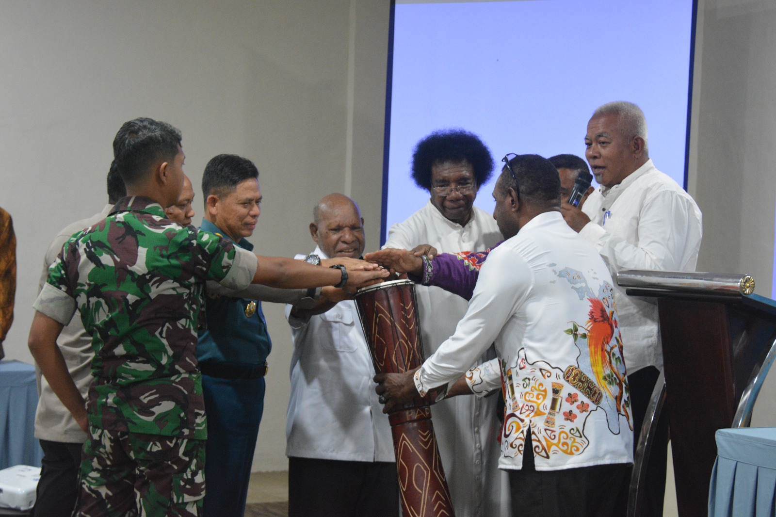 Asintel Dankodaeral XI Hadiri Raker Komite Pemuda Asli Papua Selatan
