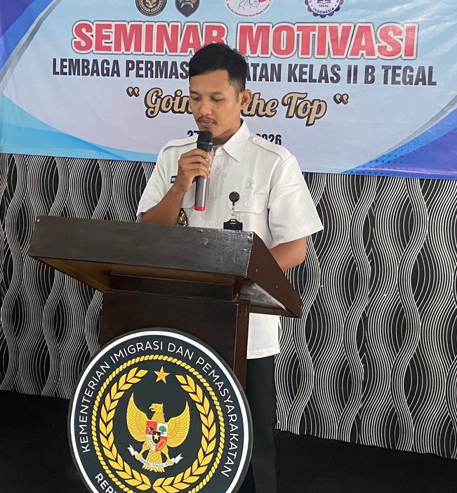 Lapas Tegal Bersama LABC Gelar Seminar Motivasi “Going to The Top” Bagi Warga Binaan