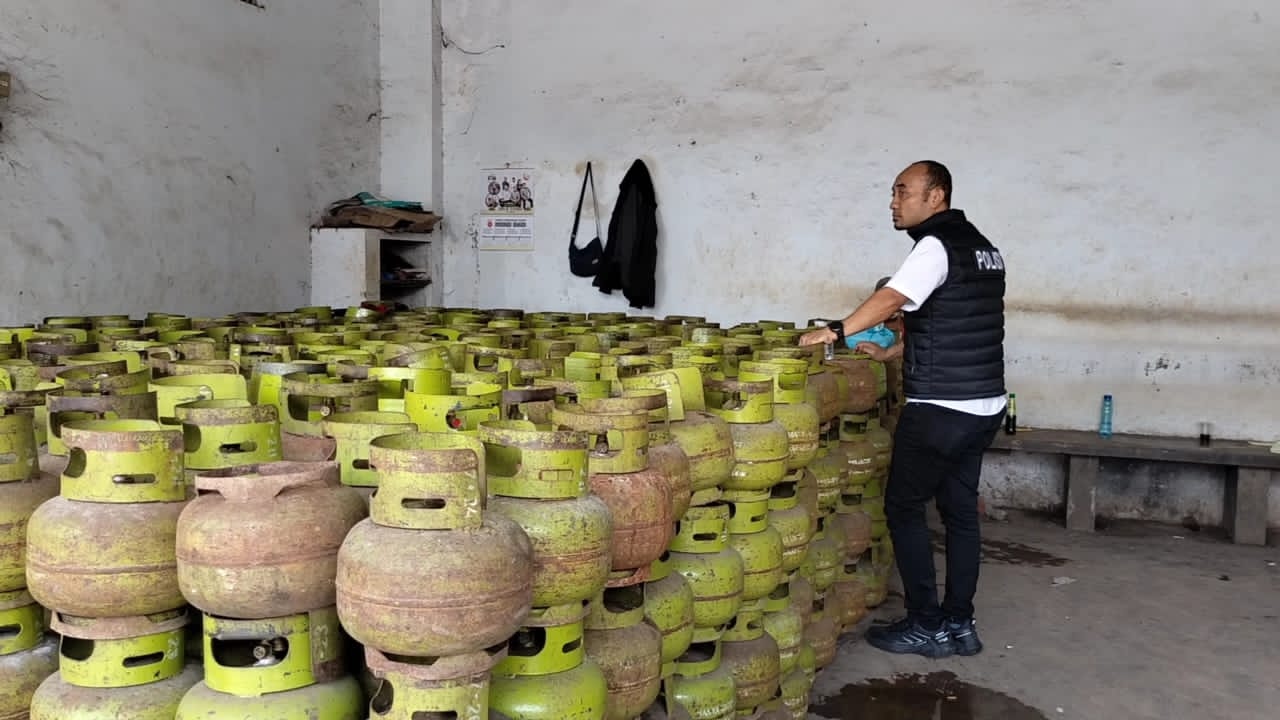 Jelang Ramadhan Polres Bondowoso Cek Ketersediaan dan Penyaluran Gas Melon