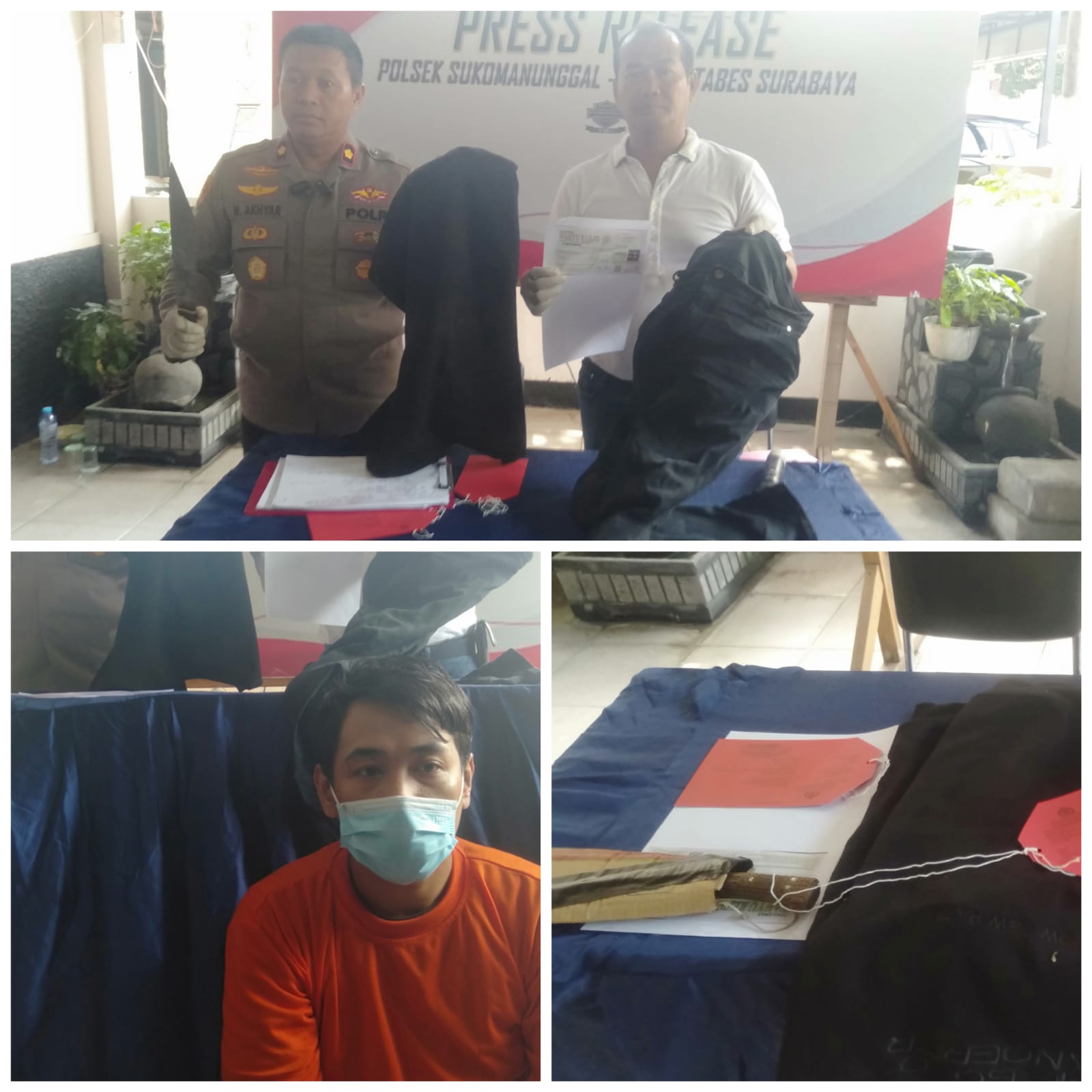 Polsek Sukomanunggal Bongkar Aksi Jambret Kalung, Tiga TKP di Surabaya