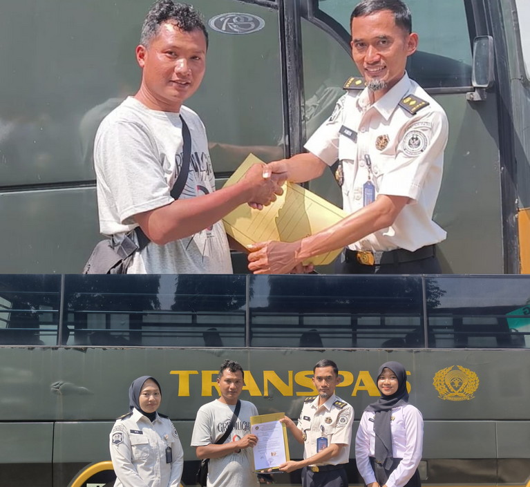 Transparansi Pengelolaan BMN, Lapas Batang Tuntaskan Serah Terima Hasil Lelang Mikrobus