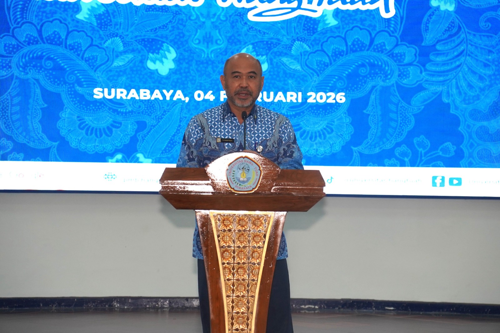 Rektor Universitas Hang Tuah Pimpin Forum Dosen dan Tendik: Tekankan Dukungan Karier, Kebersamaan dan Kelulusan Tepat Waktu