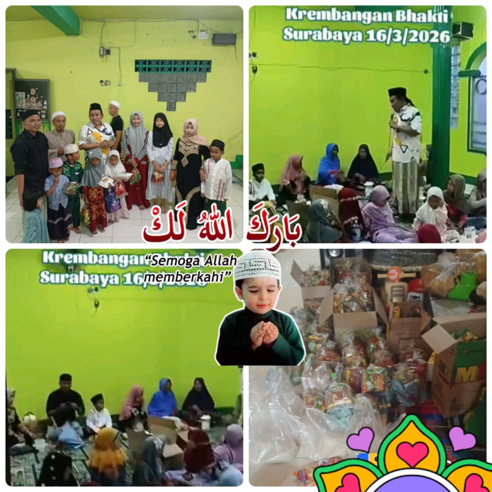 Pimpinan Media Buka Bersama Di Bulan Suci Dengan Kaum Dhuafa Serta Santri Pondok Pesantren Nurul Islam Surabaya