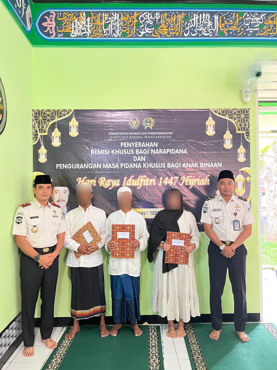 Momentum Idulfitri 1447 H, Lapas Batang Serahkan Remisi Khusus kepada 343 Warga Binaan