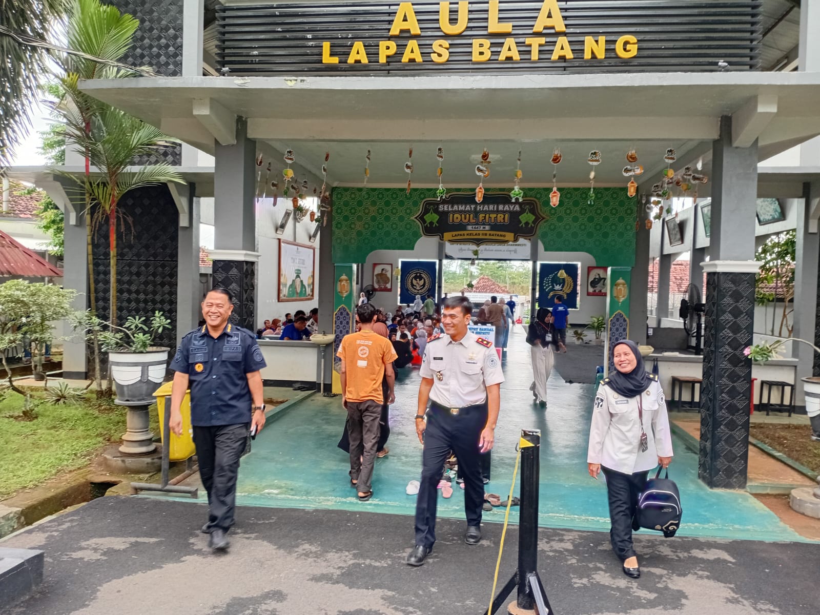 Lapas Batang Tunjukan Kualitas Layanan dan Pengamanan Hari Raya Pada Kunjungan Kabid Pembimbingan Kemasyarakatan