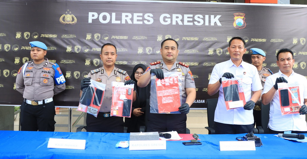 Polres Gresik Bongkar Jaringan Narkoba Lintas Pulau, 6 Tersangka Diamankan