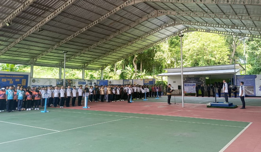 Sambut HBP Ke-62, Kalapas Batang Hadiri Pembukaan Pekan Olahraga dan Kesenian di Nusakambangan