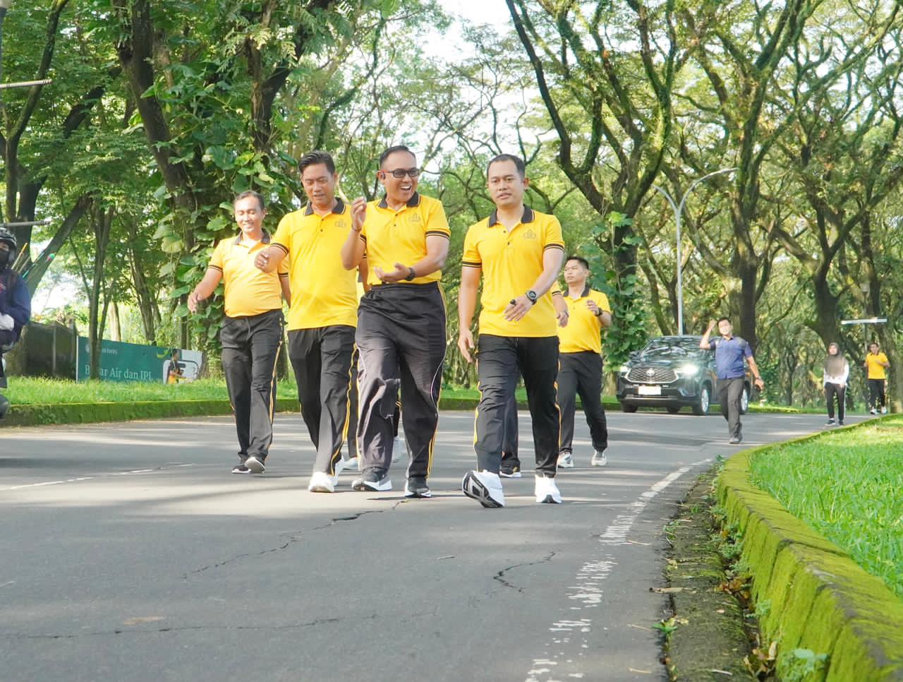 Kapolres Pasuruan Ajak Seluruh Personel Olahraga Bareng, Tekankan Soliditas Tanpa Sekat Jabatan